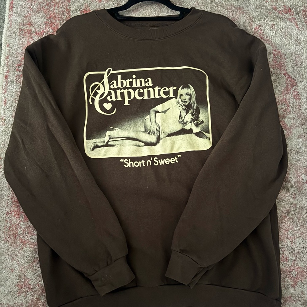 Brown Sabrina Carpenter Sweatshirt